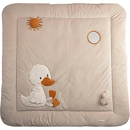 Krabbeldecke STERNTALER "Edda, beige" Wohndecken Gr. B/L: 100cm x 100cm, beige Baby