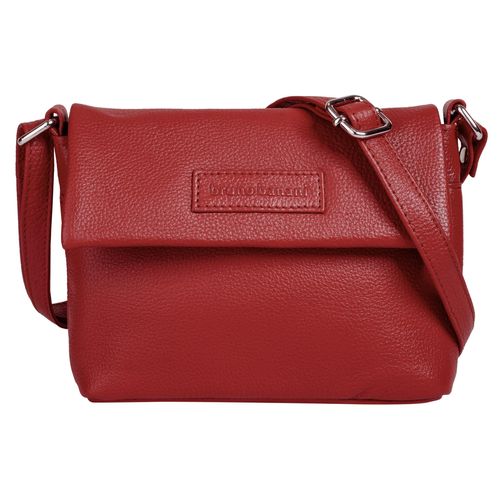 Umhängetasche BRUNO BANANI Gr. B/H/T: 19cm x 15cm x 5cm onesize, rot Damen Taschen echt Leder