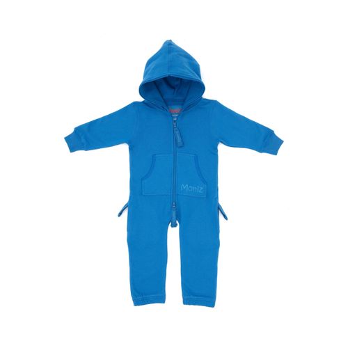 Jumpsuit MONIZ Gr. 92, EURO-Größen, blau (blau-blau) Baby Overalls aus kuschelig weichem Material