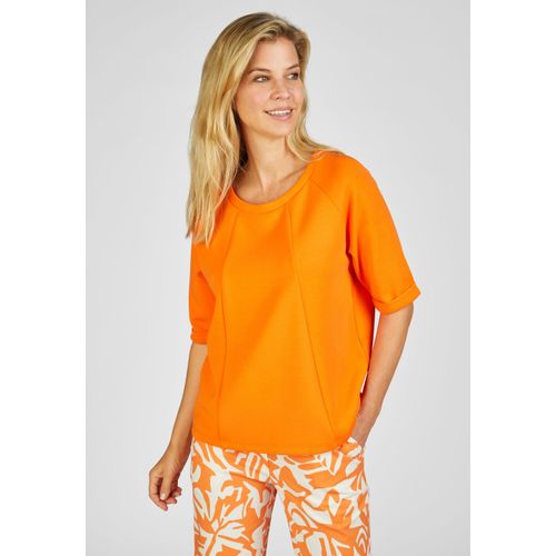 Print-Shirt RABE "RABE Modisches T-Shirt" Gr. 42, orange Damen Shirts