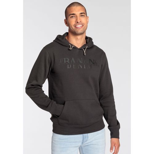 Sweatshirt BRUNO BANANI Gr. XXXL (64/66), grau (anthrazit) Herren Sweatshirts mit Logoprint