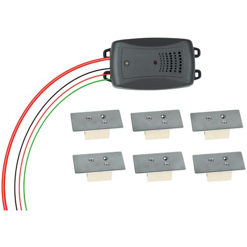 EUFAB Ultraschall-Tierabwehr Tierfernhaltegeräte mit Hochspannung, gegen Marder, für PKW und Wohnmobil schwarz