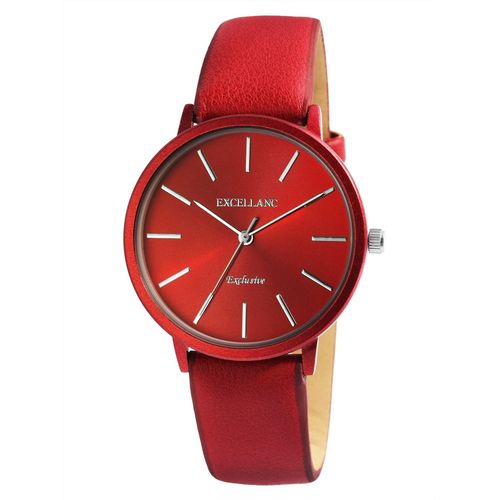 Quarzuhr Armbanduhren rot Damen Taschenuhr Quarzuhr