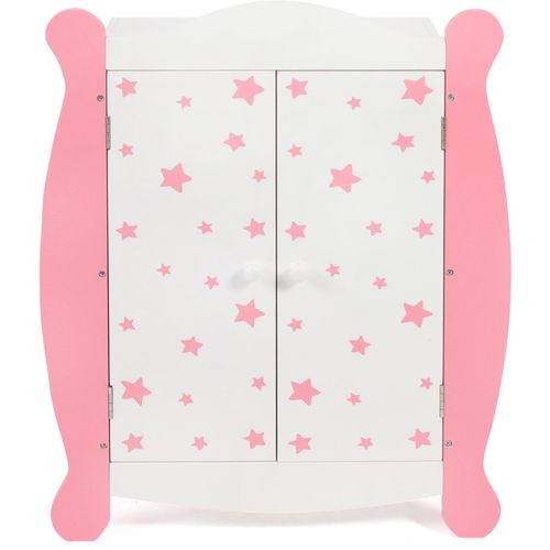 Puppenkleiderschrank CHIC2000 "Stars Pink" Puppenmöbel pink (stars pink) Kinder