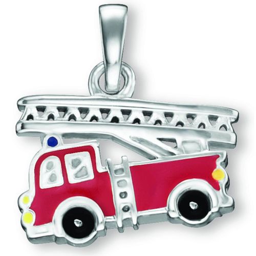 Ketten-Anhänger ONE ELEMENT "Feuerwehr Anhänger aus 925 Silber" Schmuckanhänger Gr. Silber 925 (Sterlingsilber), silberfarben (silber) Mädchen Damen Silber Schmuck Feuerwehr