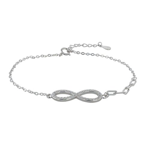 Armband ADELIA´S Armbänder Gr. 17 + 3, Silber 925 (Sterlingsilber), silberfarben (silber) Damen