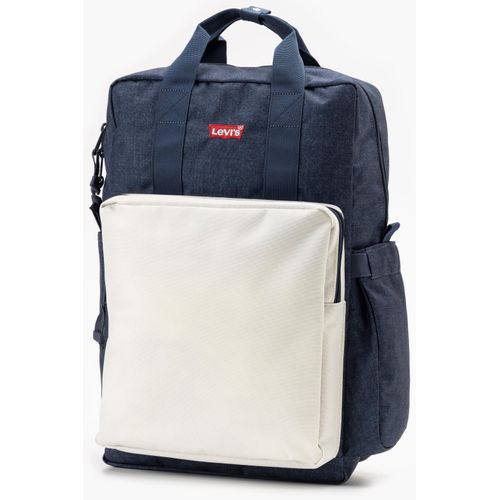 Cityrucksack LEVI'S Gr. B/H/T: 27cm x 45cm x 14cm, blau (navy blue) Rucksäcke Freizeitrucksack, Schulrucksack, Arbeitsrucksack