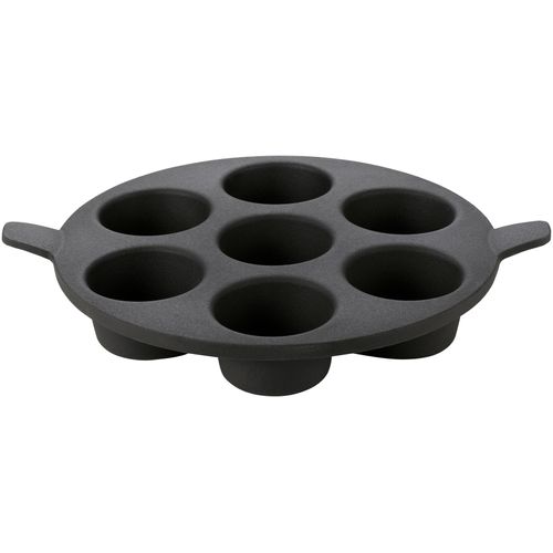 Grillschale TEPRO, schwarz, Ø:32cm, Gusseisen, Backbleche, für Gebäck; 32 cm Durchmesser