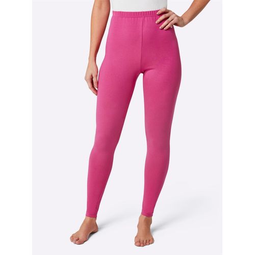 Leggings FEEL GOOD Gr. 52/54, Normalgrößen, pink (fuchsia) Damen Hosen