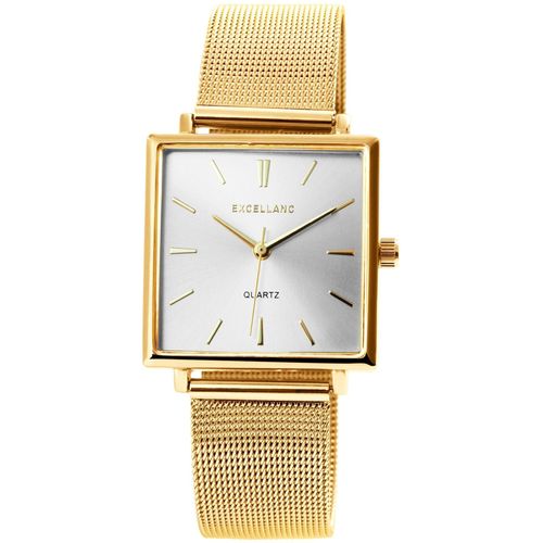 Quarzuhr LADY Armbanduhren goldfarben Damen Quarzuhr