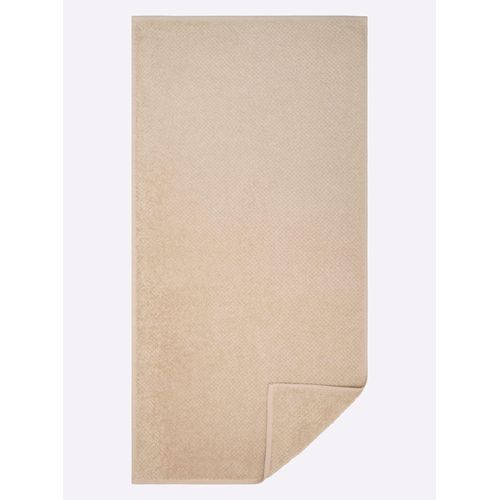 Handtuch CAWÖ Gr. 2, beige, B:80cm L:150cm, 100% Baumwolle, Handtücher (Packung)