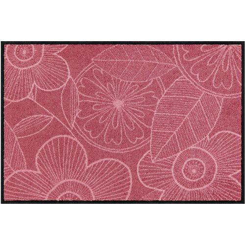 Fußmatte SALONLOEWE, rosa (rosé, ecru), B:50cm H:7mm L:75cm, Polyamid, Polyamid, Teppiche