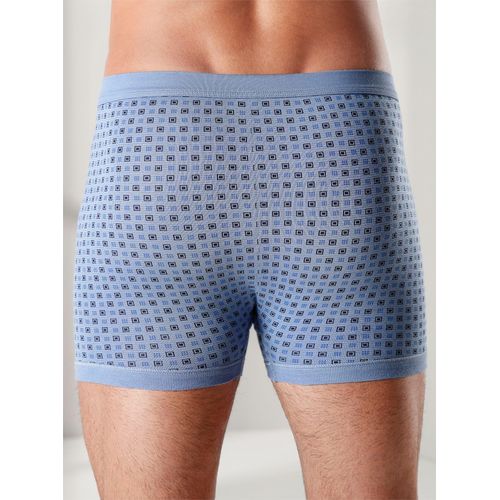 Slip, Herren, Gr. 5, blau (hellblau, bedruckt), 75% Baumwolle, 25% Polyester, Unterhosen