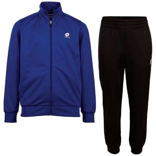 Trainingsanzug LOTTO, Kinder, Gr. 122/128, blau (surf the web), 100% Polyester, unifarben, sportlich, Sportanzüge, - besonders leicht & bequem