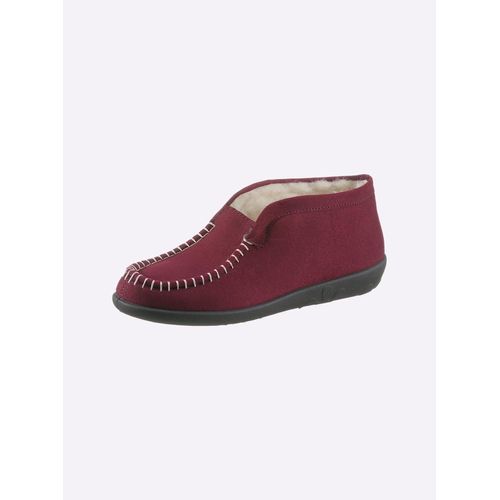 Hausschuh ROHDE Gr. 40, rot (bordeaux) Damen Schuhe