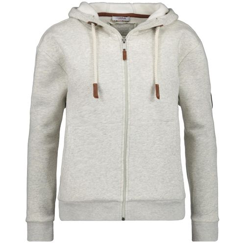 Sweatjacke RAGMAN, Herren, Gr. L (50/52), grau (grau, 011), 65% Cotton 35% Polyester, casual, regular fit, Langarm, Sweatjacken Zip-Hoodie