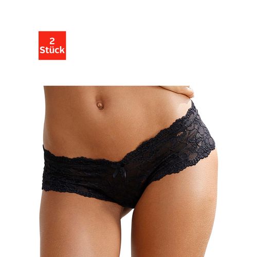 Panty VIVANCE Gr. 40/42, schwarz Damen Unterhosen aus elastischer Spitze, sexy Dessous