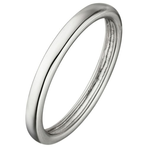 Fingerring JOBO Gr. 58, silber (silber 925), Fingerringe, Damen, 58, Silber 925 (Sterlingsilber), schmal 925 Silber