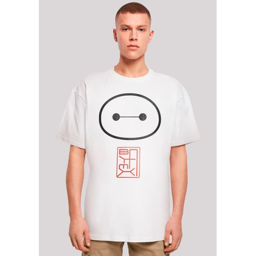 T-Shirt F4NT4STIC "Big Hero 6 Baymax" Gr. 4XL, weiß Herren Shirts Premium Qualität