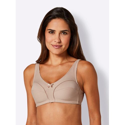 Soft-BH VIANIA, Damen, Gr. 75, Cup D, beige, 100% Baumwolle, BHs