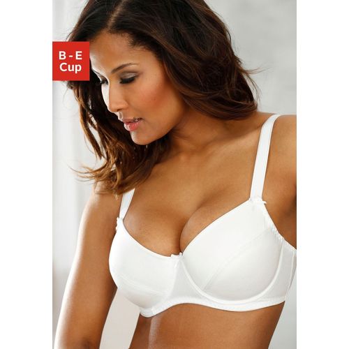 Push-up-BH NUANCE, Damen, Gr. 90, Cup C, weiß, Microtouch, Obermaterial: 90% Polyamid, 10% Elasthan, klassisch, BHs, mit Bügel, mit herausnehmbaren Push-up Kissen