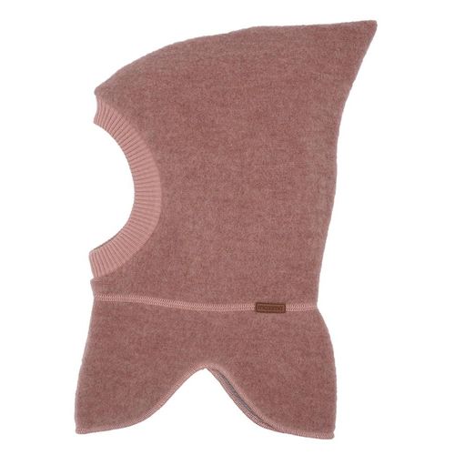 Schlupfmütze MAXIMO Gr. 51, rosa (altrosa) Baby Mützen mit Zipfel aus Wollfleece