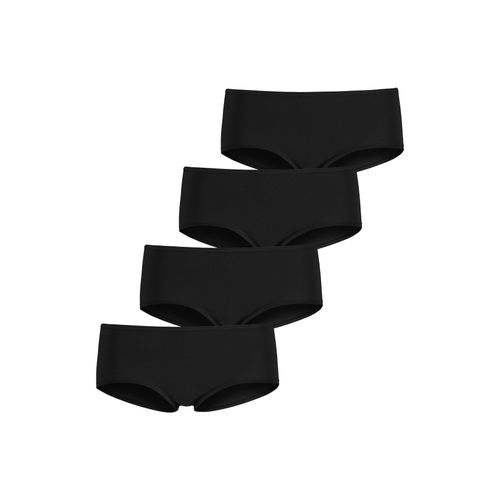 Hipster LASCANA, Damen, Gr. 48/50, schwarz, Obermaterial: 95% Baumwolle, 5% Elasthan, unifarben, Unterhosen, aus elastischer Baumwolle