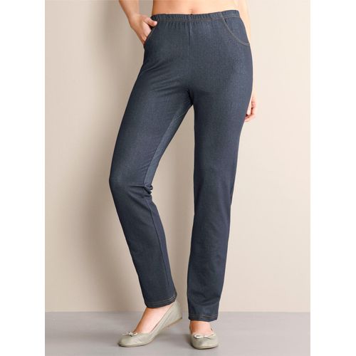 Schlupfhose Gr. 38, Normalgrößen, blau (jeansblau) Damen Hosen