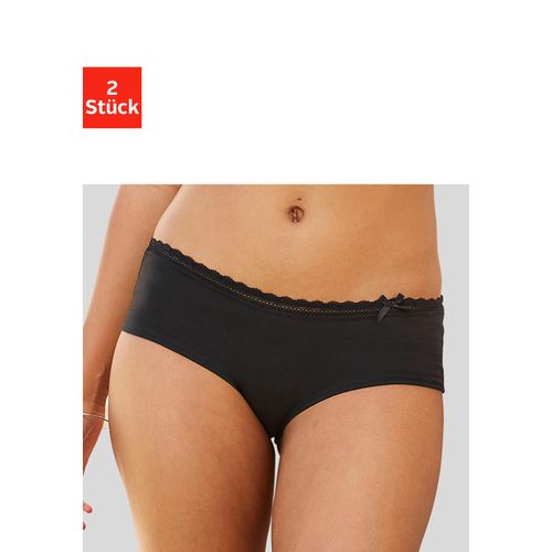 Panty NUANCE Gr. 36/38, schwarz (schwarz, toffee), Damen, Stoff, Obermaterial: 80% Baumwolle, 12% Elasthan, 8% Polyamid, Unterhosen, aus weicher Baumwolle