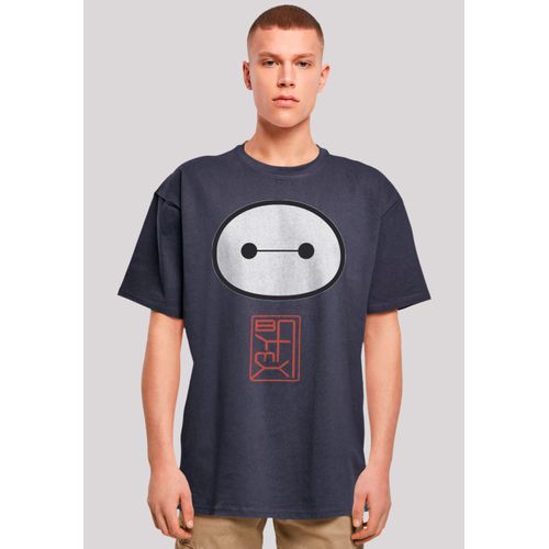 T-Shirt F4NT4STIC "Big Hero 6 Baymax" Gr. 4XL, blau (navy) Herren Shirts Premium Qualität