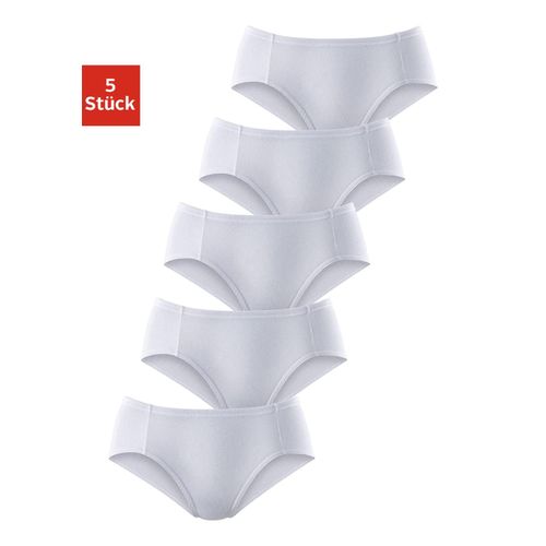 Jazz-Pants Slips PETITE FLEUR, Damen, Gr. 40, weiß, Piquu00e9, Obermaterial: 95% Baumwolle, 5% Elasthan, unifarben, körpernah, Unterhosen, aus weicher Pikee-Qualität, Topseller