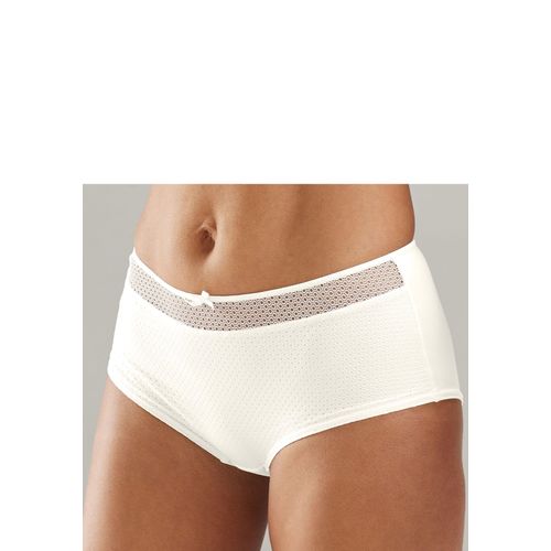 Panty NUANCE Gr. 36/38, beige (cream), Damen, Microtouch, Obermaterial: 85% Polyamid, 15% Elasthan, Unterhosen, mit feiner Zierschleife und Schmuckaccessoire