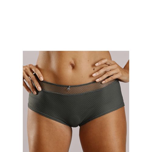 Panty NUANCE, Damen, Gr. 48/50, grün (dunkelgrün), Microtouch, Obermaterial: 85% Polyamid, 15% Elasthan, figurbetont, Unterhosen, mit feiner Zierschleife und Schmuckaccessoire