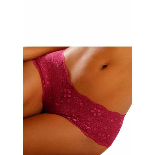 Panty NUANCE Gr. 40/42, rot, Damen, Spitze, Obermaterial: 90% Polyamid, 10% Elasthan, Unterhosen, aus Spitze