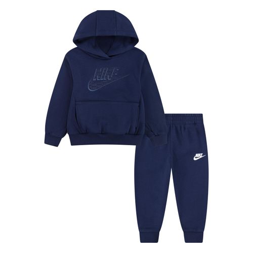 Jogginganzug NIKE SPORTSWEAR Gr. 116 (6), blau (midnight nav) Kinder Sportanzüge