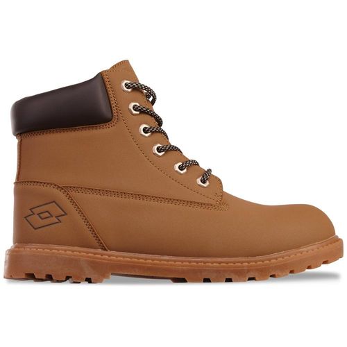 Schnürboots LOTTO, Herren, Gr. 42, beige (wheat), Synthetik, Textil, sportlich, Schuhe, - mit weich gepolsterter Kante