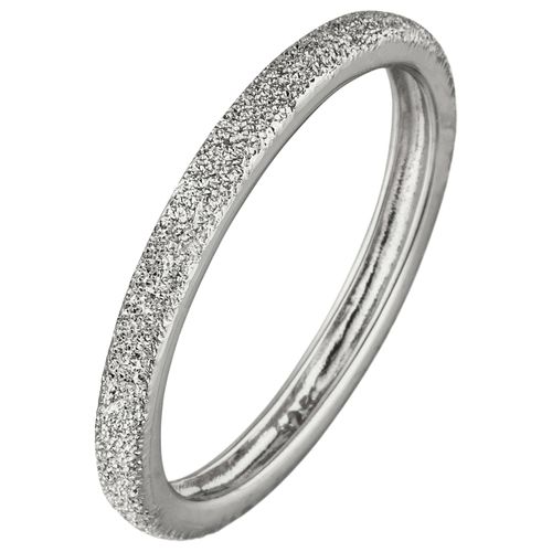 Fingerring JOBO Gr. 56, silber (silber 925), Fingerringe, Damen, 56, Silber 925 (Sterlingsilber), 925 Silber mit Struktur