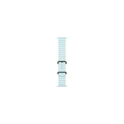 49 mm Ocean Armband, Uhrenarmband hellblau/schwarz