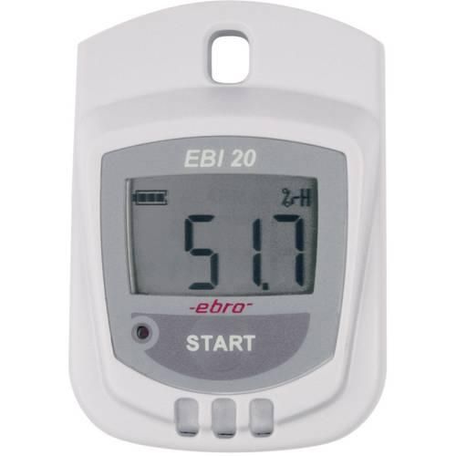 ebro 1601-0044-Z EBI 20-TH1 Multi-Datenlogger Messgröße Luftfeuchtigkeit, Temperatur -30 bis +70 °C 0 bis 100 % rF