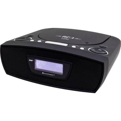 soundmaster URD480SW Radiowecker UKW AUX, CD, USB Schwarz