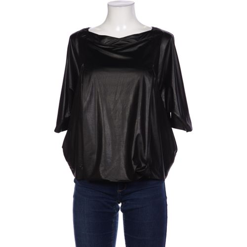 Issey Miyake Damen Bluse, schwarz, Gr. 42