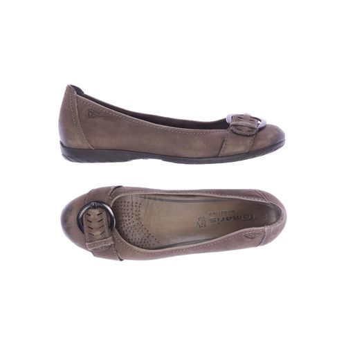 Tamaris Damen Ballerinas, braun, Gr. 40