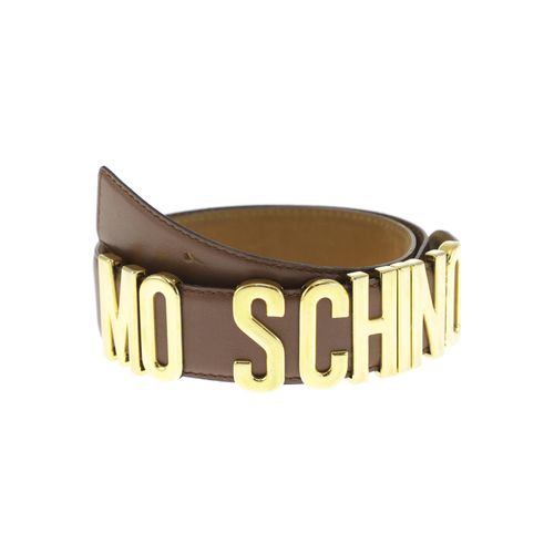 Moschino Damen Gürtel, braun, Gr. 75