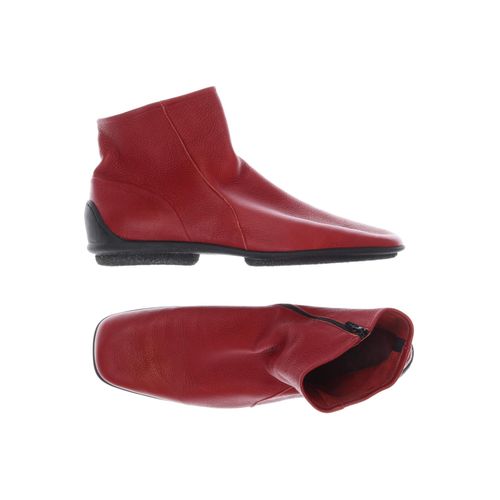 arche Damen Stiefelette, rot, Gr. 10