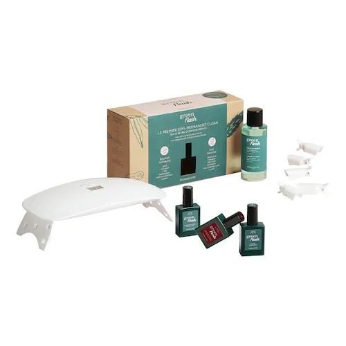 Manucurist - Kit Essentiel Green Flash – Nagellack-set - green Flash Kit Essentiel Dark Pansy