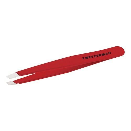 Tweezerman - Slant Tweezer - Schräge Pinzette - tweezer Slant Signature Red