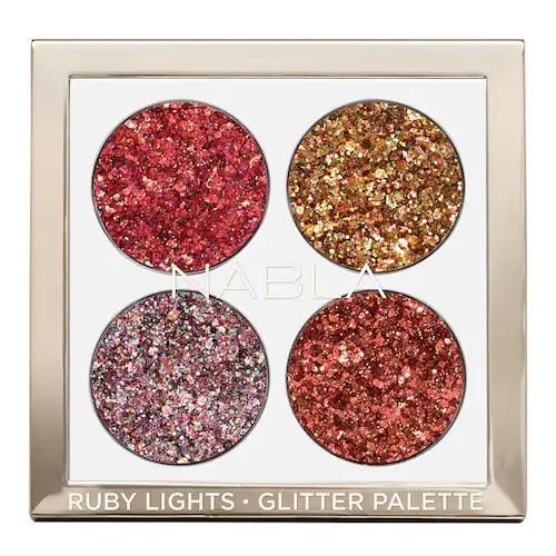 Nabla - Ruby Lights Glitter Palette - eyeshadow Palette Ruby Lights Glitter