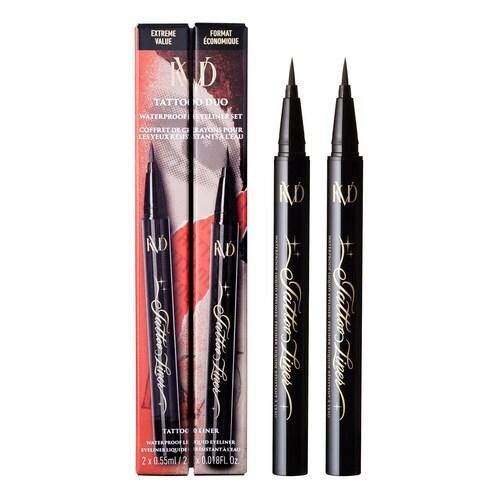 Kvd Beauty - Tattoo Liner Duo - Make-up-set Für Die Augen - Wasserfeste Eyeliner - trooper Black