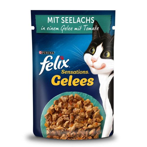 FELIX Sensations Gelees mit Seelachs & Tomate 26x85g