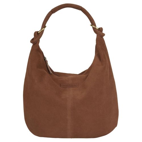 Shopper BRUNO BANANI, Damen, Gr. B/H/T: 43cm x 33cm x 4cm onesize, braun, Leder, unifarben, Taschen, echt Leder